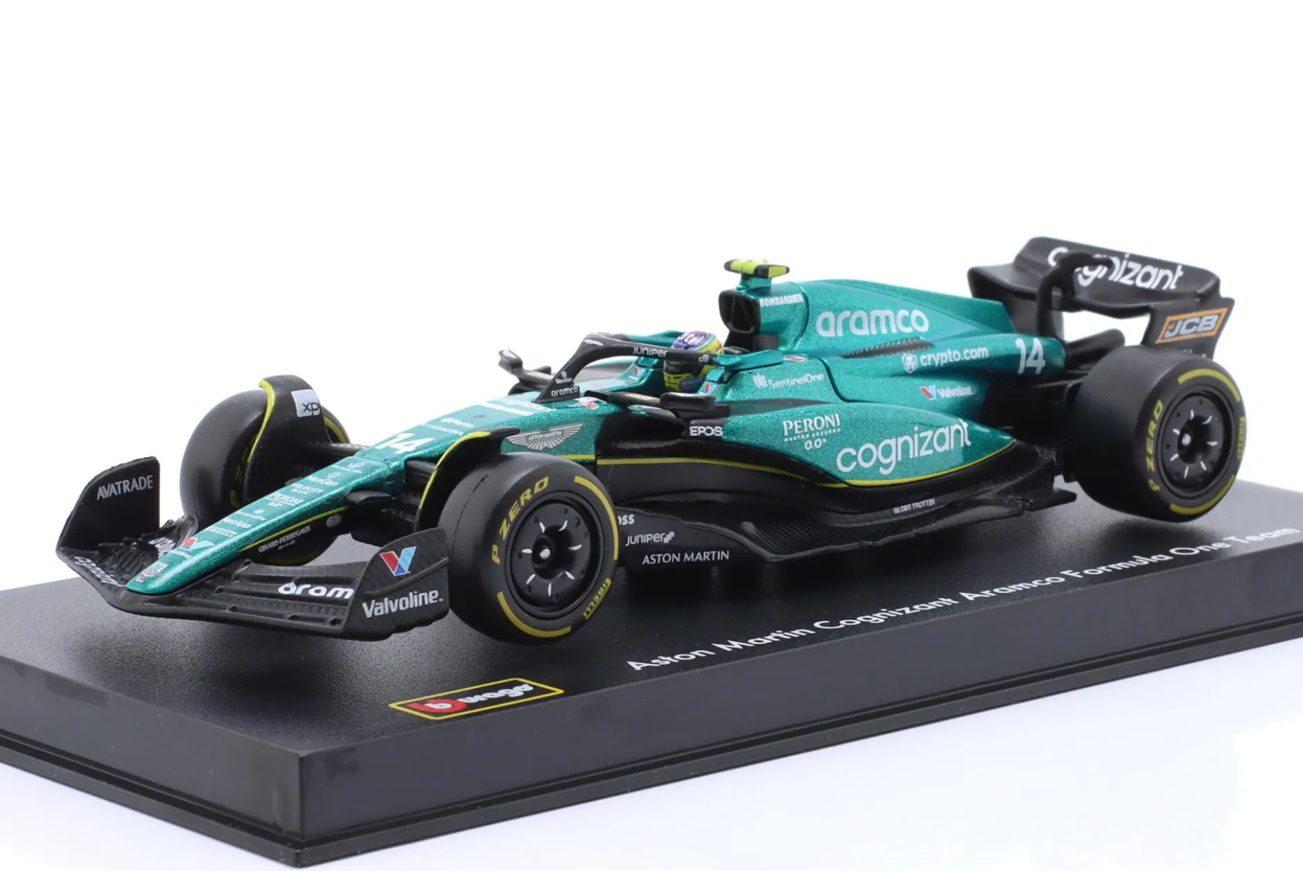 Fernando Alonso Aston Martin AMR23 #14 Formel 1 2023 1:43 Bburago