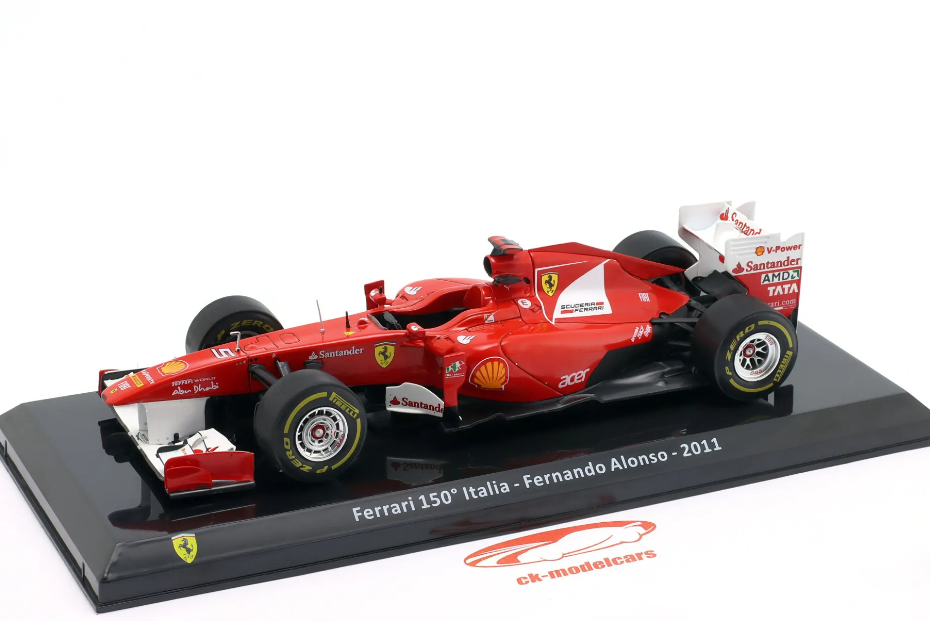 Fernando Alonso Ferrari 150º Italia #5 Formel 1 2011 1:24 Premium Collectibles