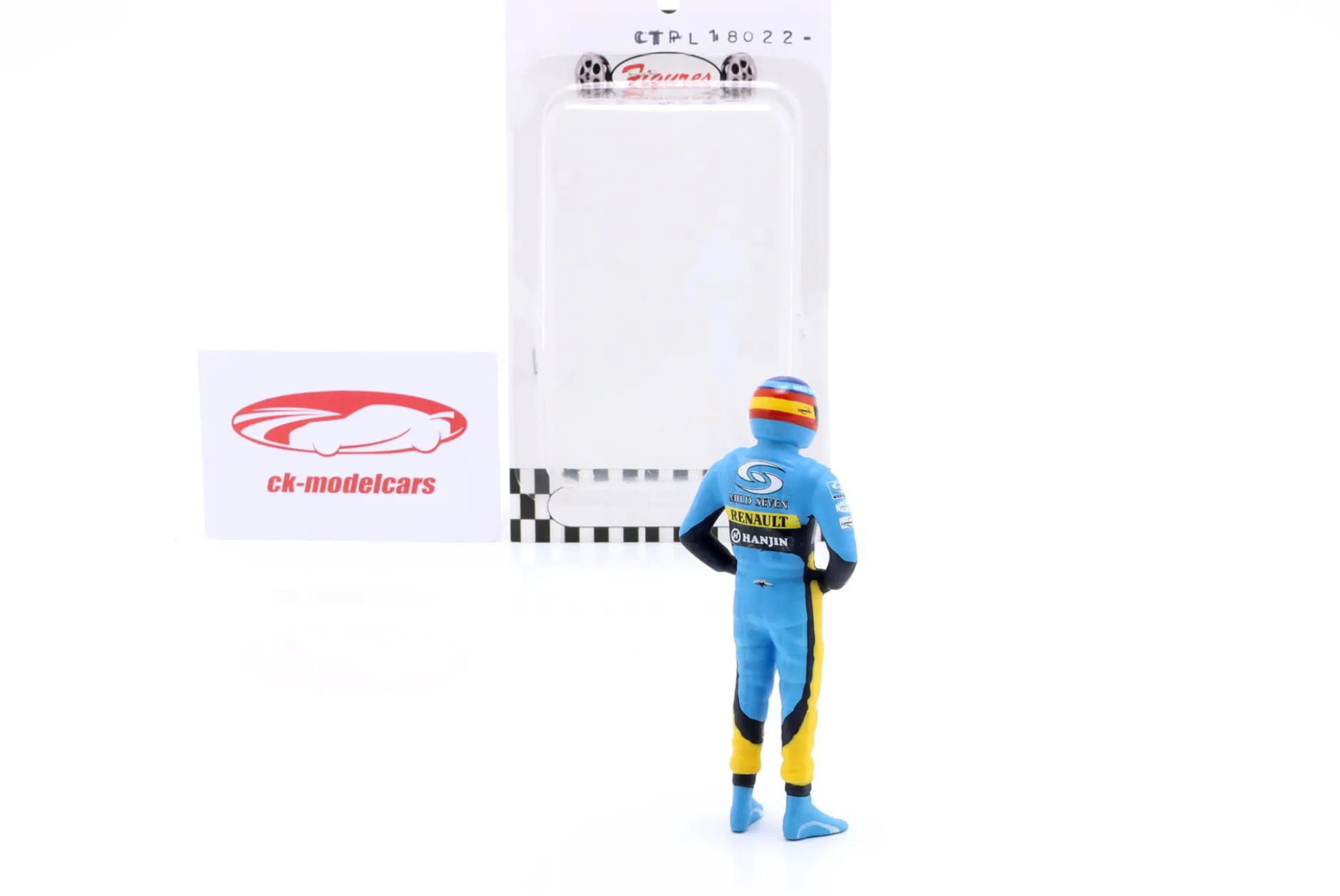 Fernando Alonso Mild Seven Renault F1 Team Formel 1 Weltmeister 2005 Figur 1:18 Cartrix