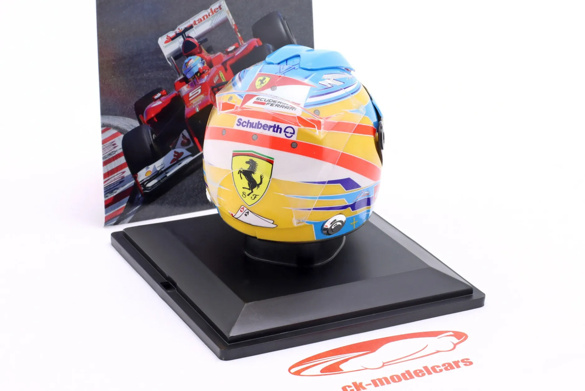Fernando Alonso #5 Scuderia Ferrari Formel 1 2012 Helm 1:5 Spark Editions