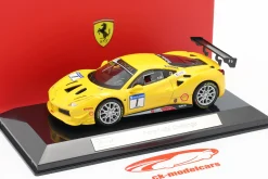 Ferrari 488 Challenge #1 gelb 1:43 Bburago