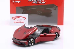 Ferrari 12Cilindri Baujahr 2024 dunkelrot metallic 1:24 Bburago