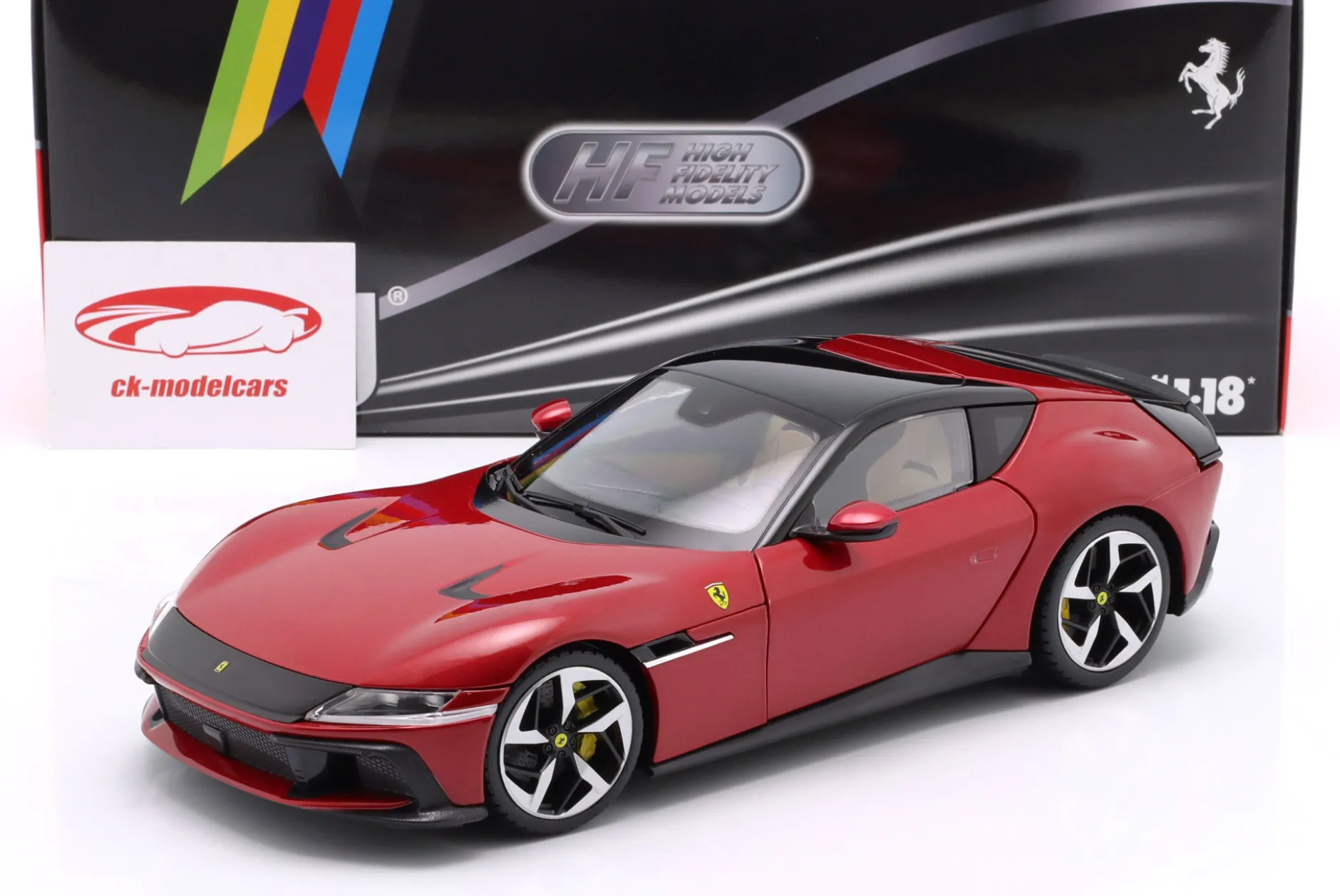 Ferrari 12Cilindri Baujahr 2024 Imola rot 1:18 Polistil
