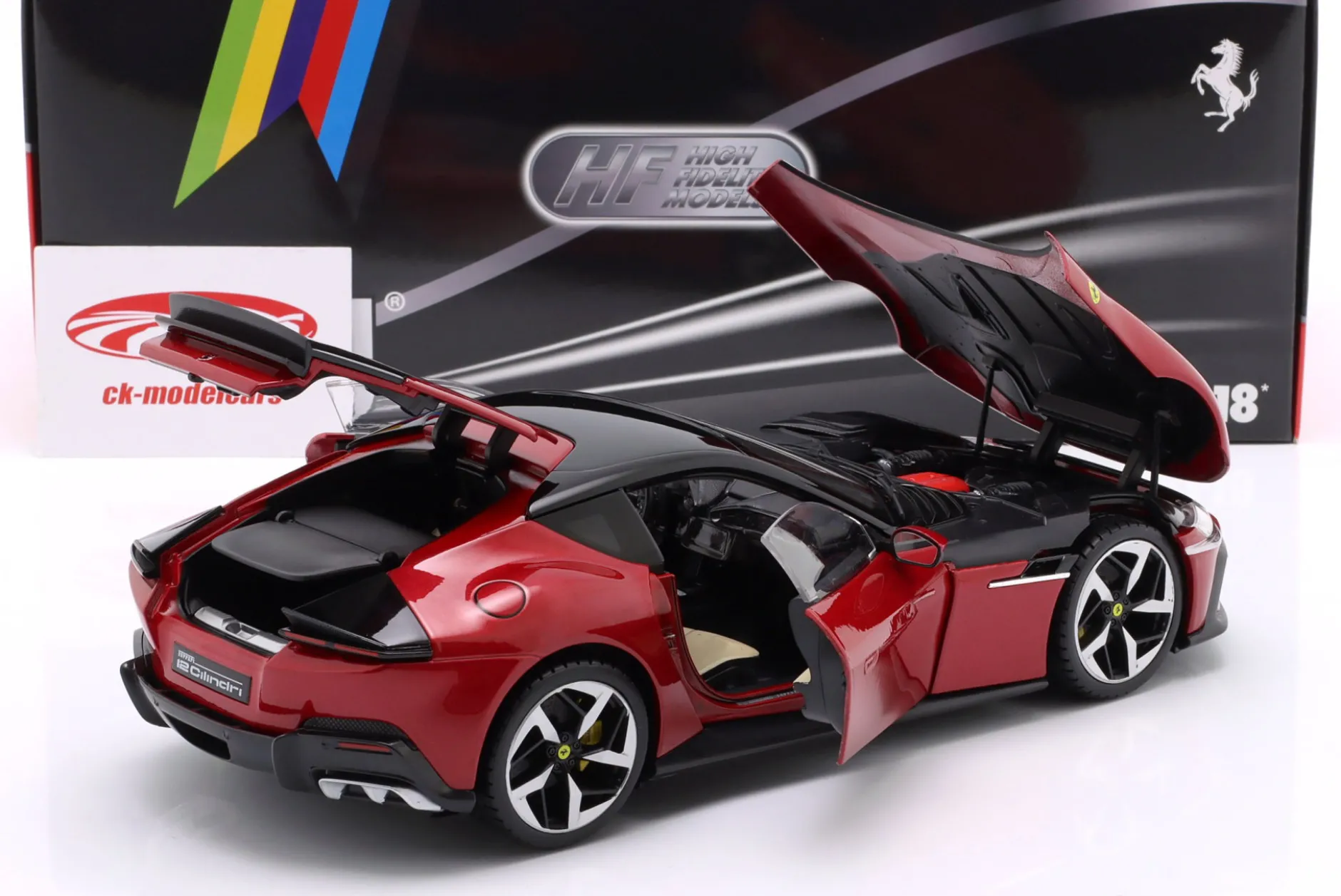 Ferrari 12Cilindri Baujahr 2024 Imola rot 1:18 Polistil