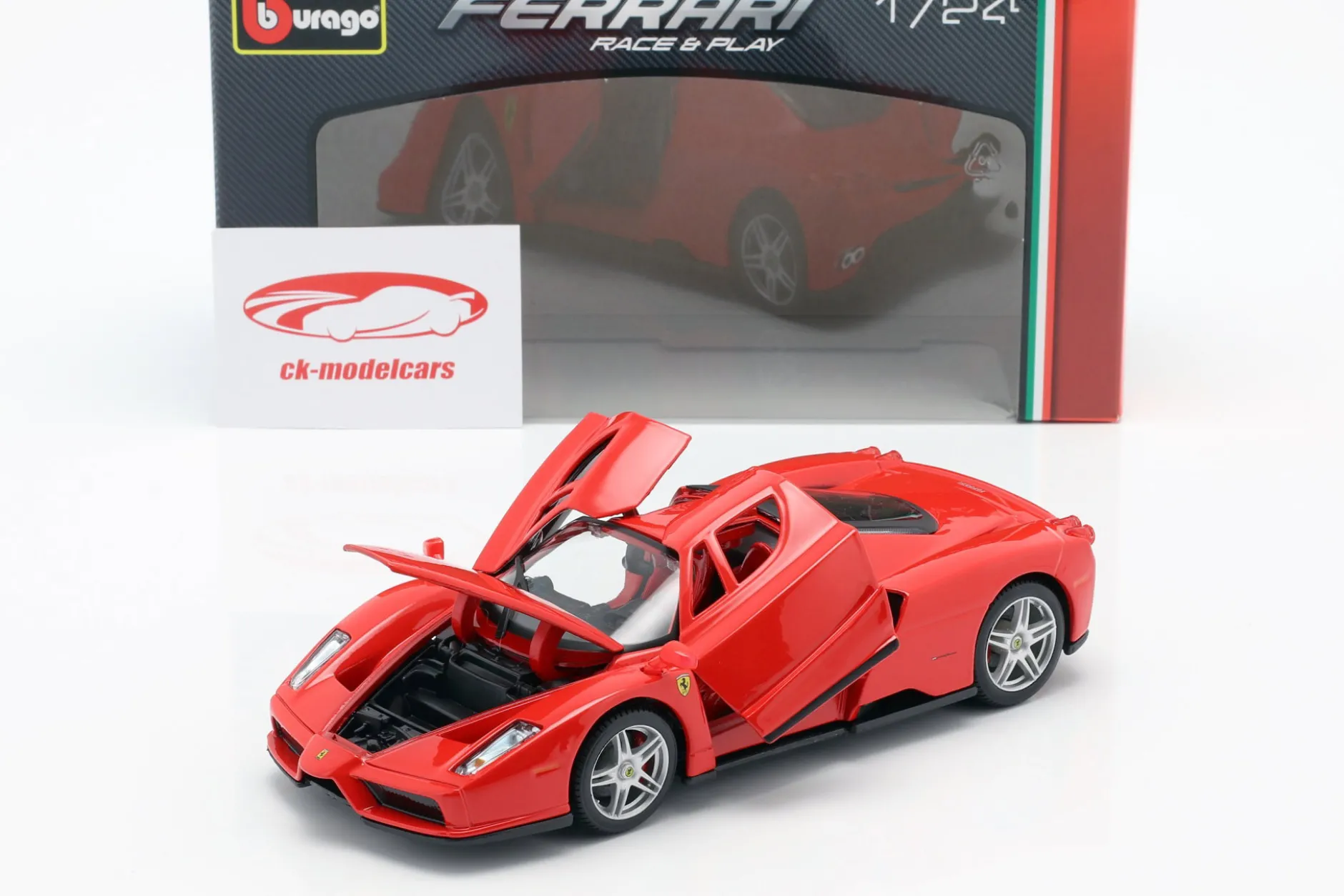 Ferrari Enzo Baujahr 2002-2004 rot 1:24 Bburago