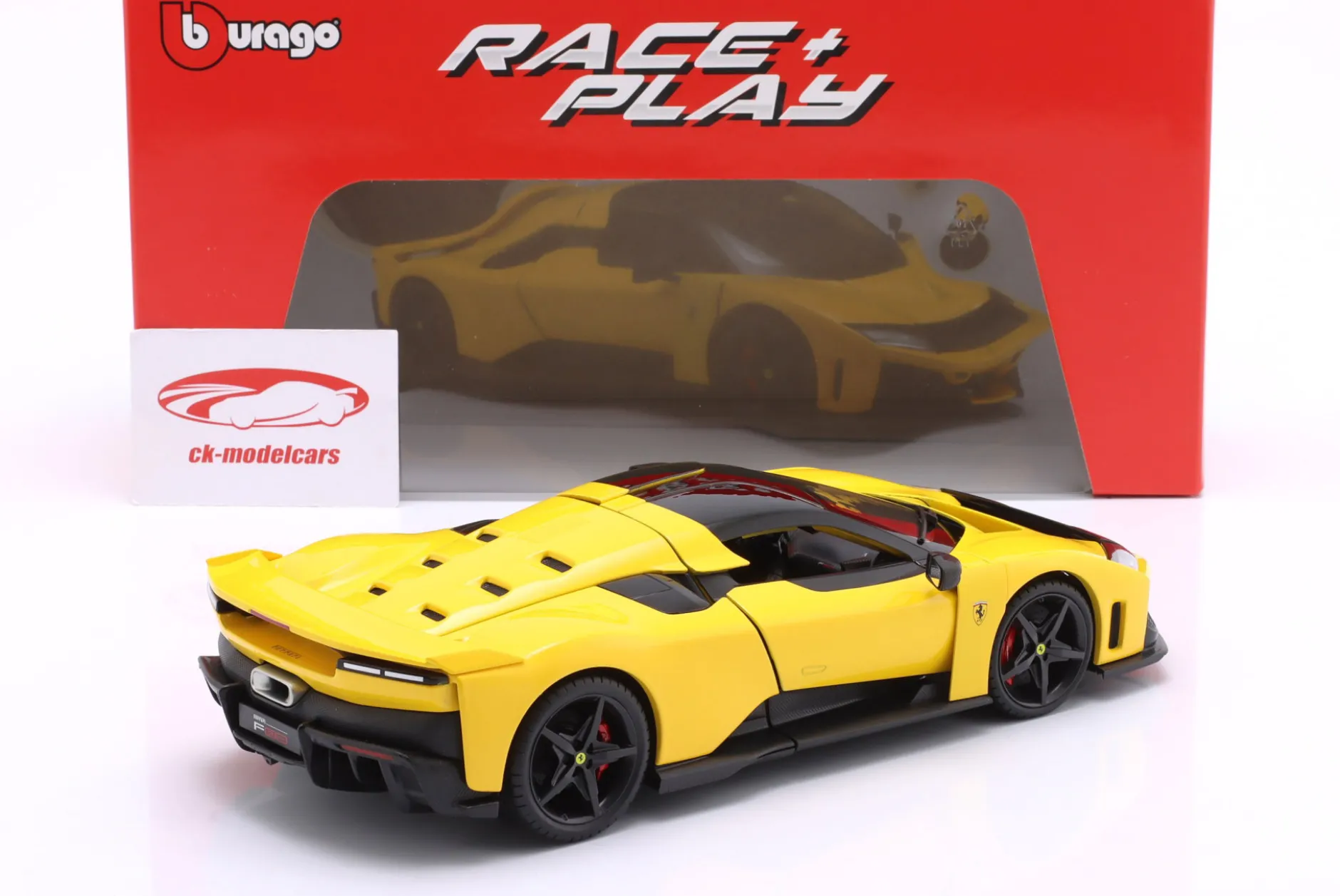 Ferrari F80 Baujahr 2024 gelb 1:18 Bburago