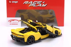 Ferrari F80 Baujahr 2024 gelb 1:18 Bburago