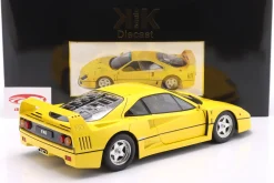 Ferrari F40 Baujahr 1987 gelb 1:12 KK-Scale