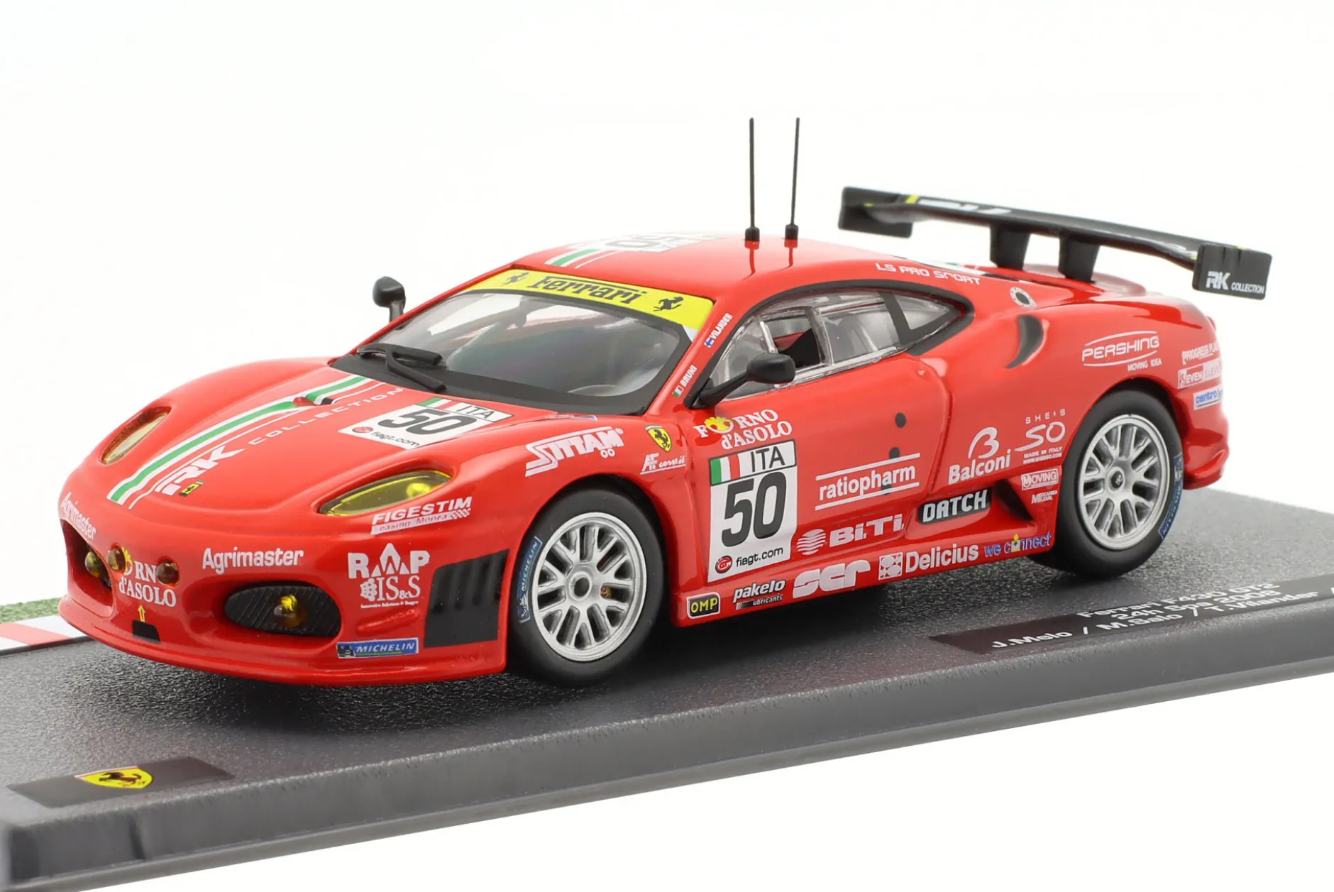 Ferrari F430 GT2 #50 7th 24h Spa 2008 AF Corse 1:43 Altaya