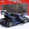 Ferrari FXX-K Evo 2017 Peter Mann #27 Tour de France blau 1:18 Bburago