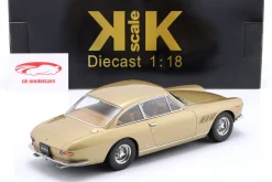 Ferrari 330 GT 2+2 Baujahr 1964 gold metallic 1:18 KK-Scale