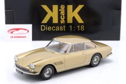 Ferrari 330 GT 2+2 Baujahr 1964 gold metallic 1:18 KK-Scale