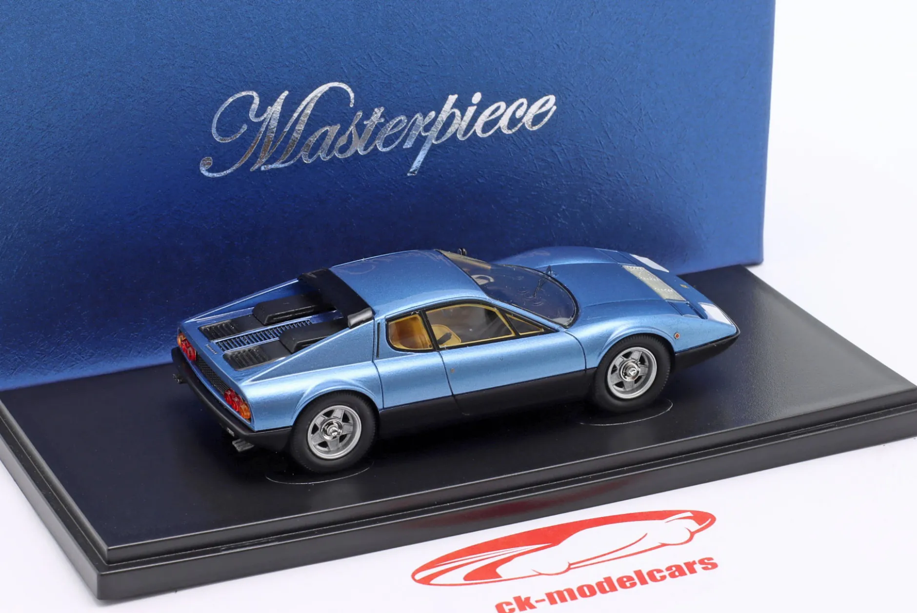 Ferrari 365 GT/4 BB Baujahr 1973-1976 blau metallic 1:43 AutoCult