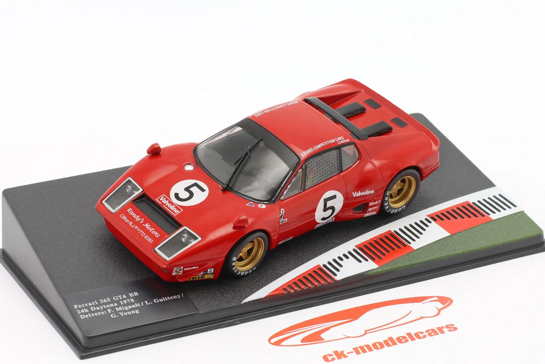 Ferrari 365 GT4 BB #5 24h Daytona 1978 Migault, Guitteny, Young 1:43 Altaya