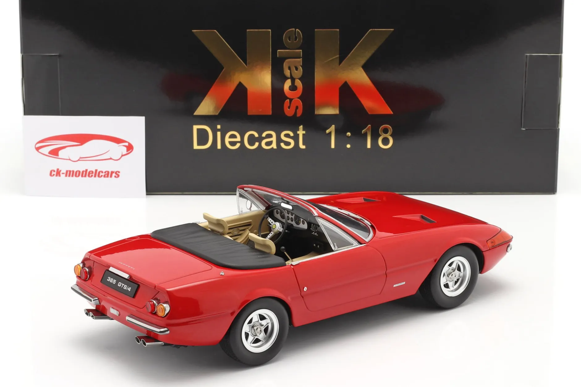 Ferrari 365 GTB/4 Daytona Cabriolet 2. Serie 1971 rot 1:18 KK-Scale