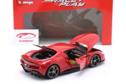 Ferrari 296 GTB Hybrid 830PS V6 Baujahr 2021 rot 1:18 Bburago