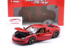 Ferrari 296 GTB Hybrid 830PS V6 Baujahr 2021 rot 1:18 Bburago