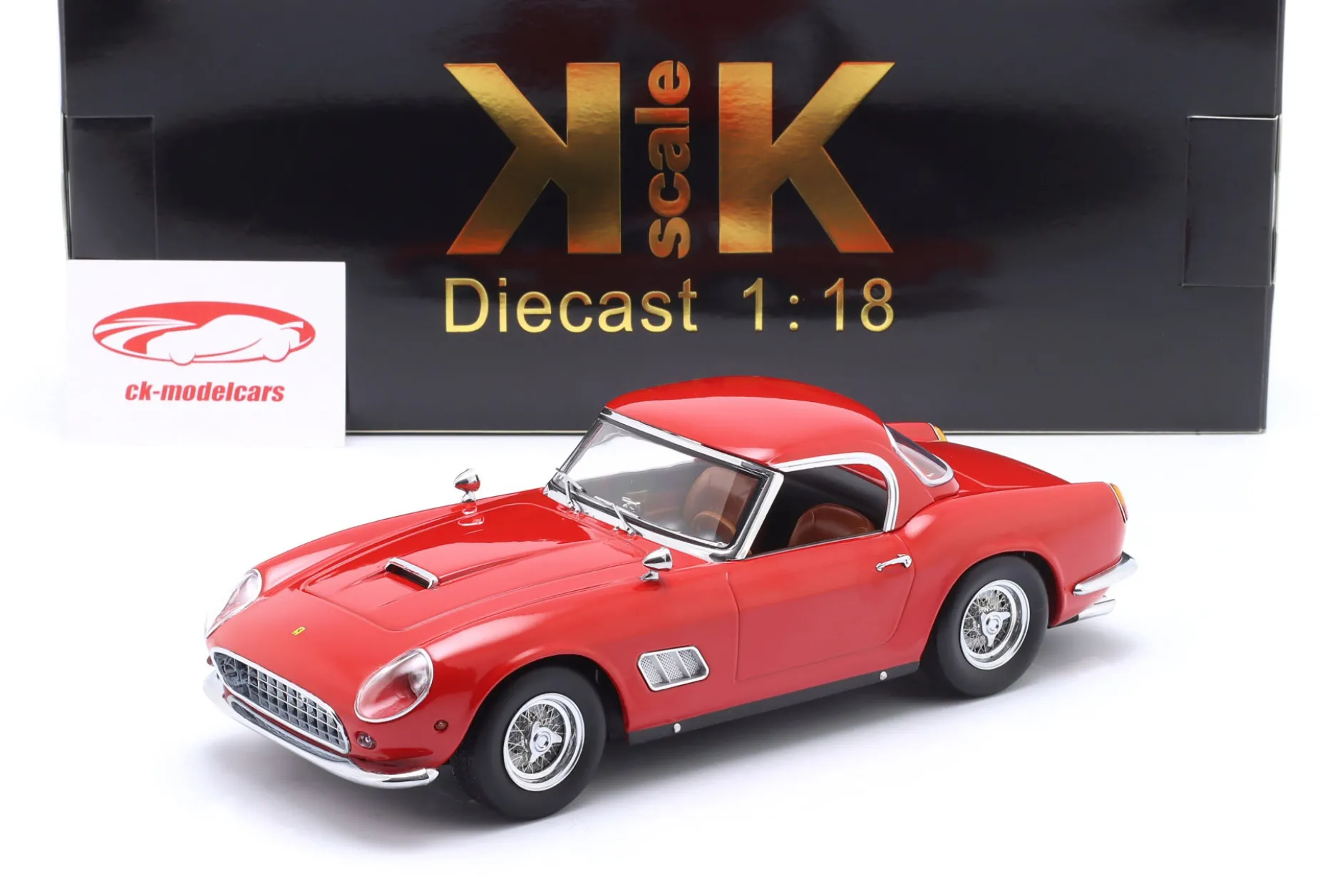 Ferrari 250 GT California Spyder US-Version 1960 rot 1:18 KK-Scale