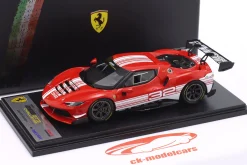 Ferrari 296 GT3 Challenge #32 Baujahr 2023 rot / weiß 1:43 LookSmart