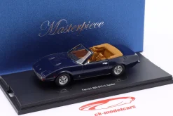 Ferrari 365 GTC/4 Spider Baujahr 1971 dunkelblau 1:43 AutoCult