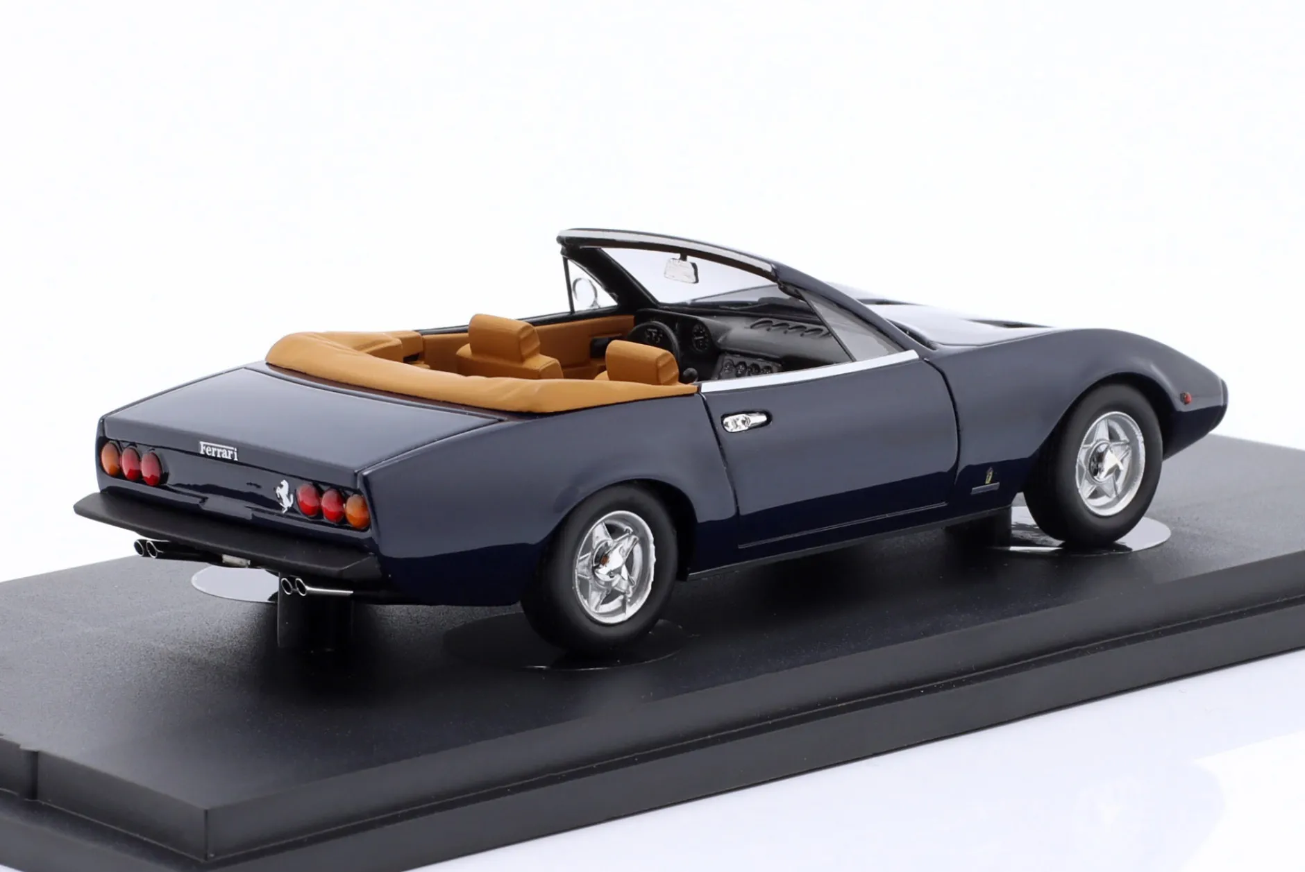 Ferrari 365 GTC/4 Spider Baujahr 1971 dunkelblau 1:43 AutoCult