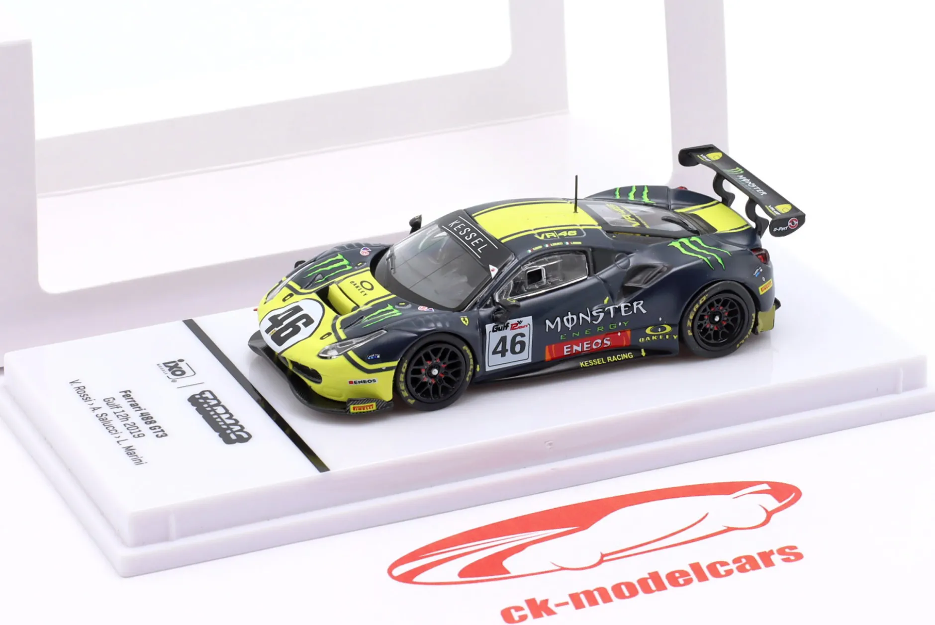 Ferrari 488 GT3 #46 12h Gulf 2019 Rossi, Salucci, Marini 1:64 Tarmac Works