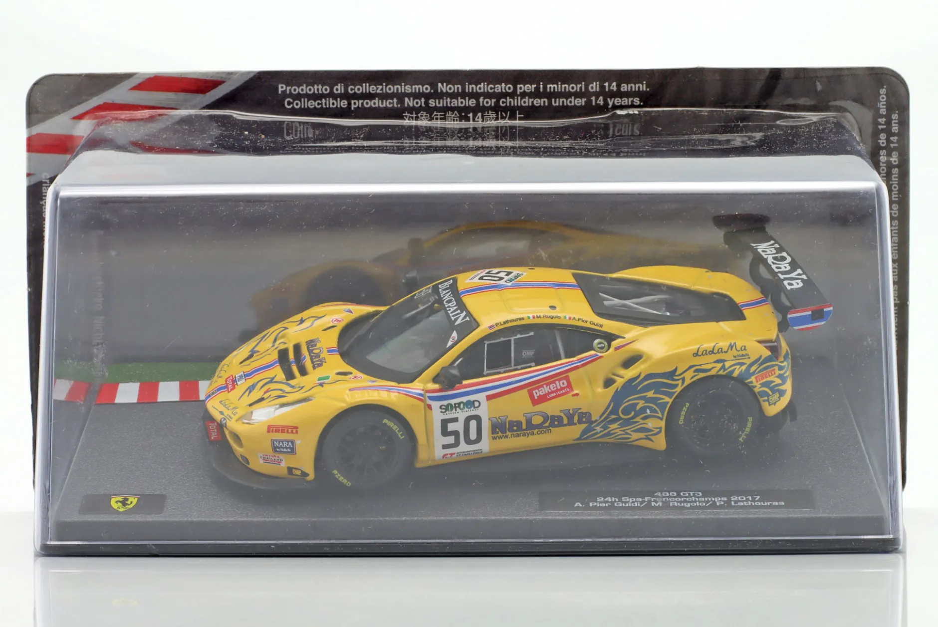 Ferrari 488 GT3 #50 24h Spa 2017 AF Corse 1:43 Altaya