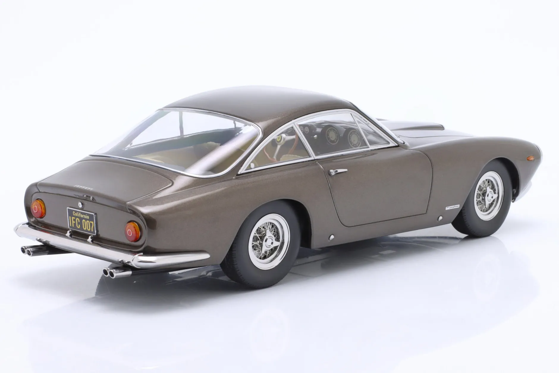 Ferrari 250 GT Lusso Baujahr 1962 braun metallic 1:18 KK-Scale