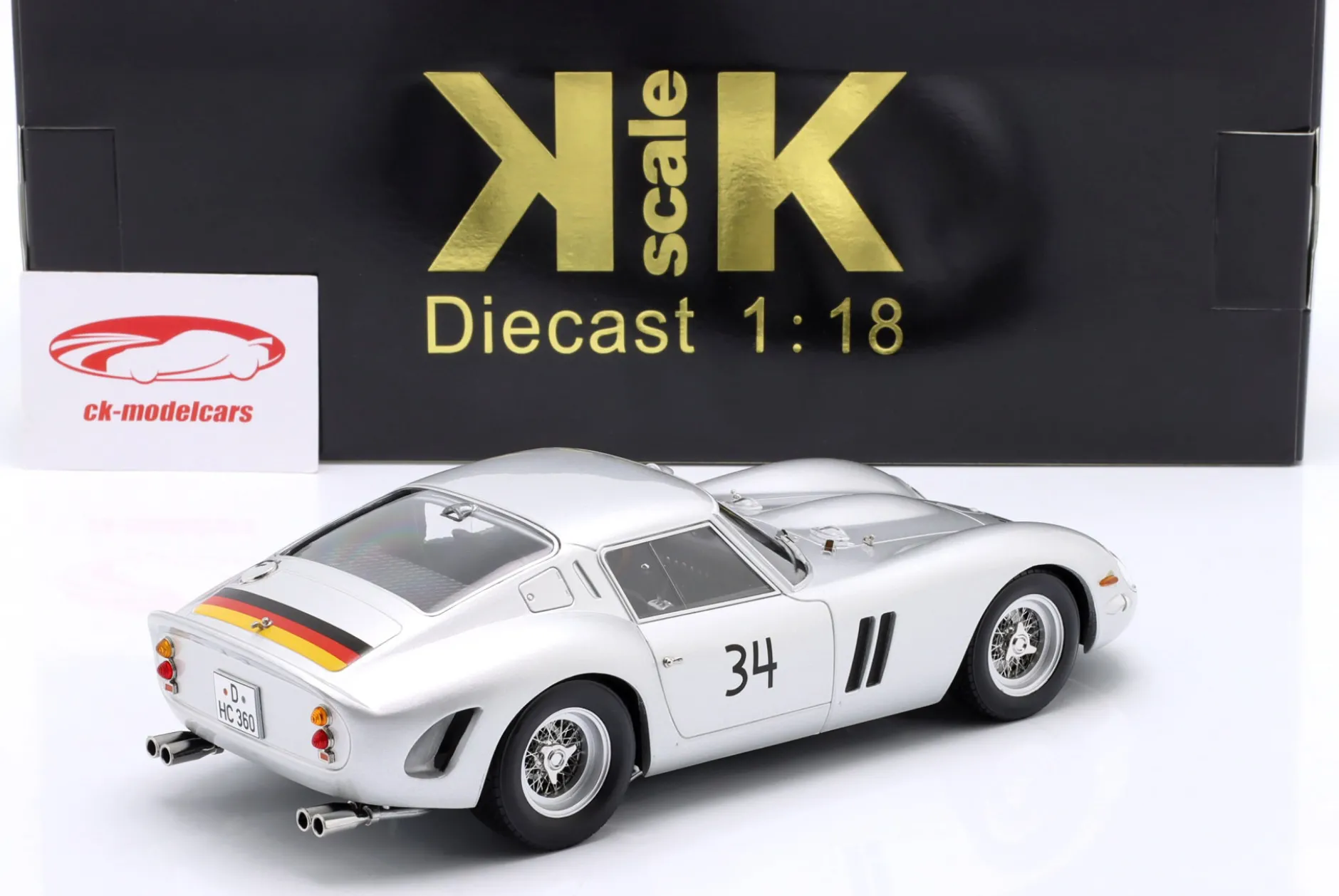 Ferrari 250 GTO #34 DMV-Avus Berlin 1963 H. Cordes 1:18 KK-Scale