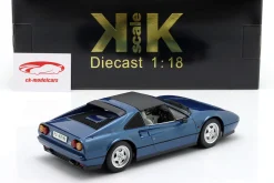 Ferrari 328 GTS Baujahr 1985 blau metallic 1:18 KK-Scale