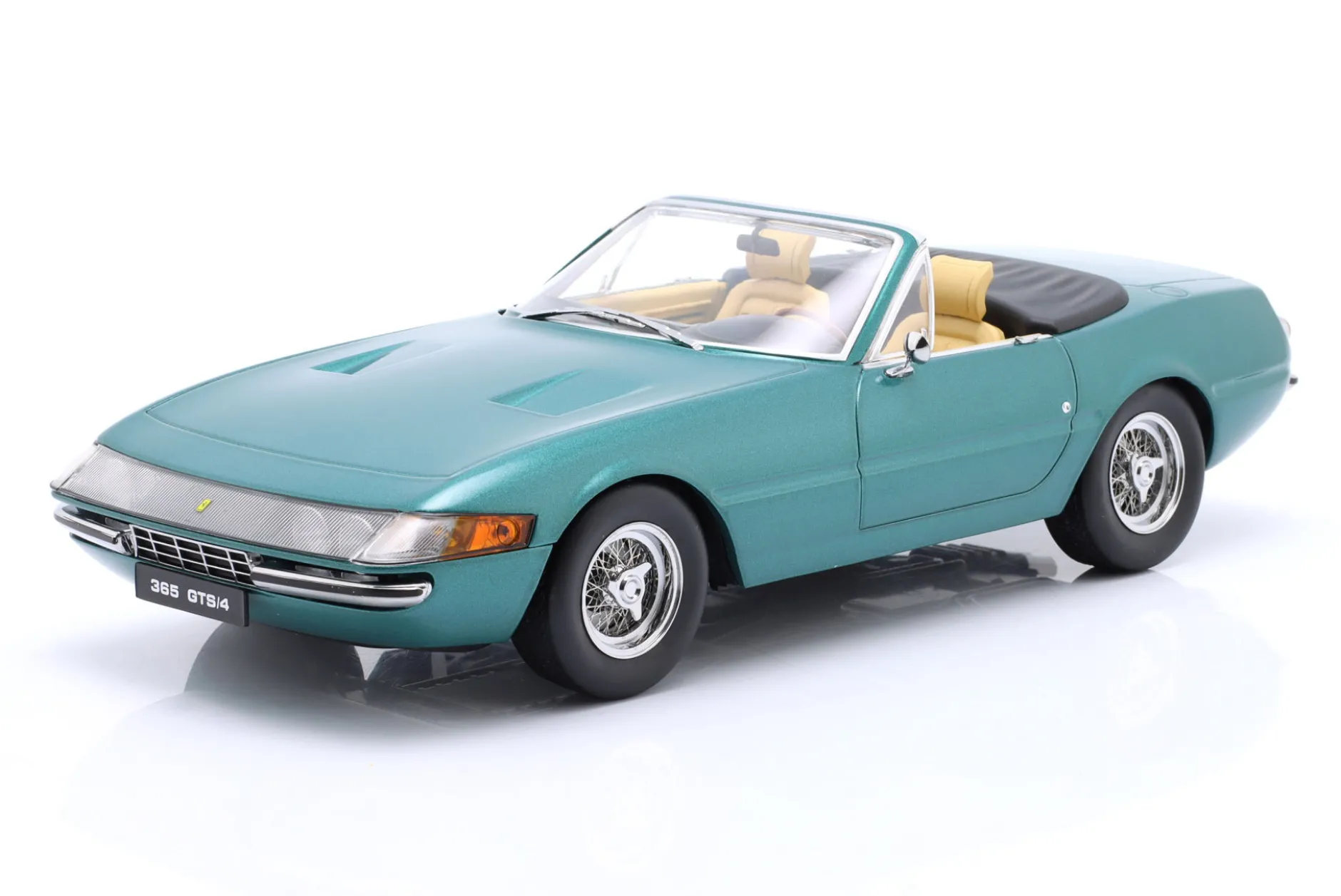 Ferrari 365 GTS/4 Daytona Cabriolet 1. Serie US-Version 1969 grün metallic 1:18 KK-Scale
