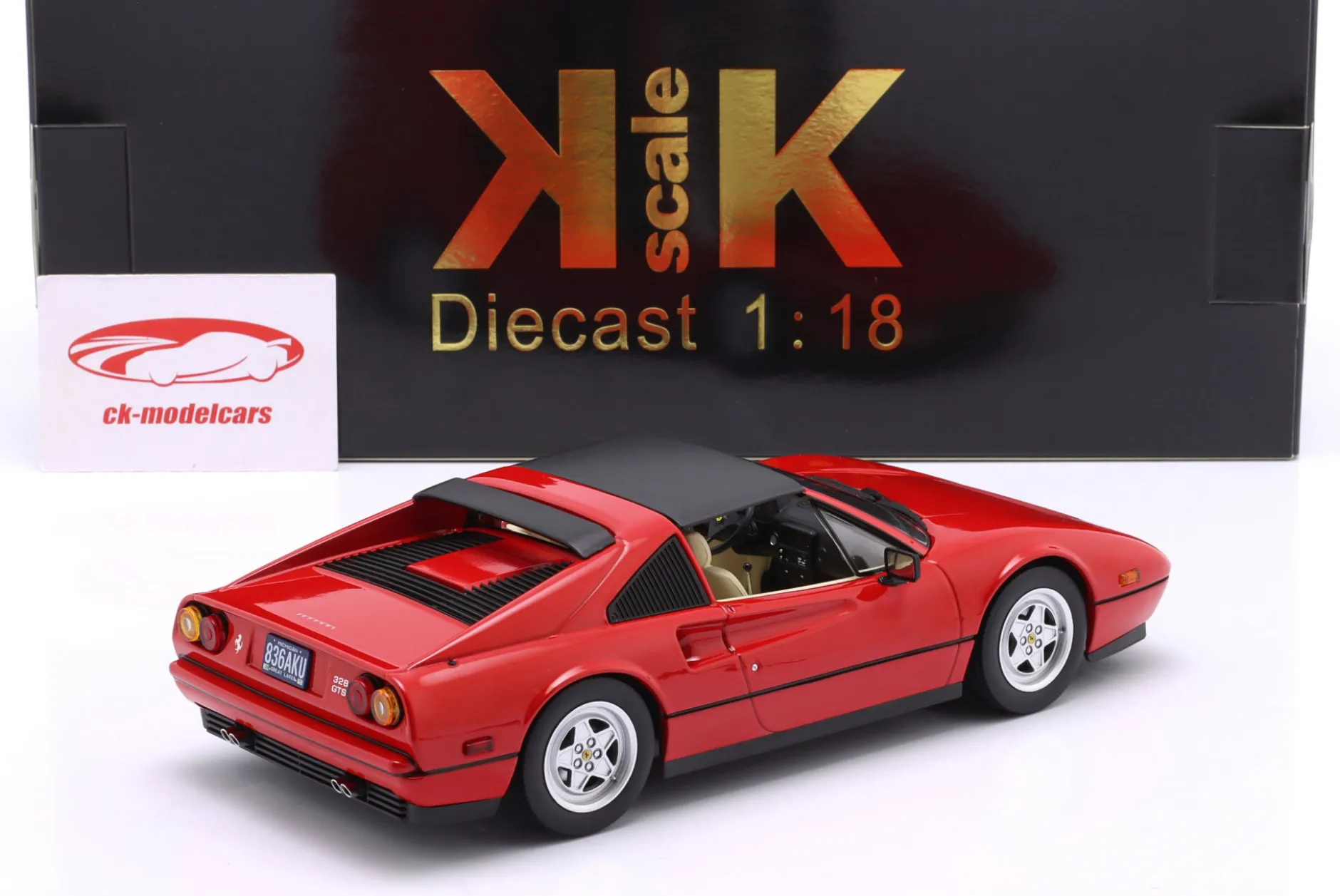 Ferrari 328 GTS 1985 Film Beverly Hills Cop II (1987) rot 1:18 KK-Scale