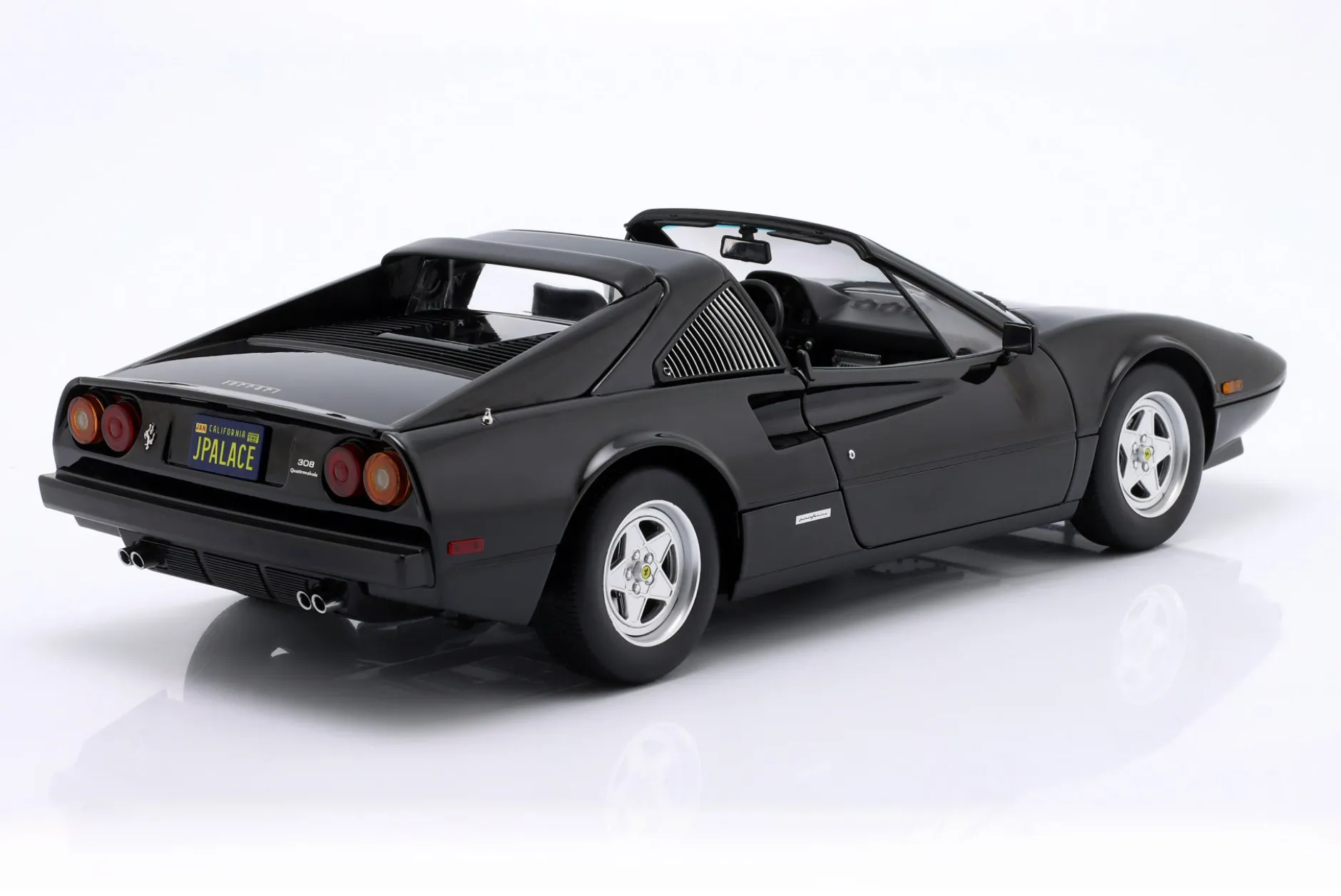 Ferrari 308 GTS QV US-Version 1982 (Film: Against All Odds) schwarz 1:12 KK-Scale