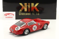 Ferrari 250 GT SWB #16 24h LeMans 1961 Trintignant, Abate 1:18 KK-Scale