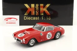 Ferrari 250 GT SWB #16 24h LeMans 1961 Trintignant, Abate 1:18 KK-Scale