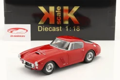 Ferrari 250 GT SWB Plain Body Version 1961 rot 1:18 KK-Scale