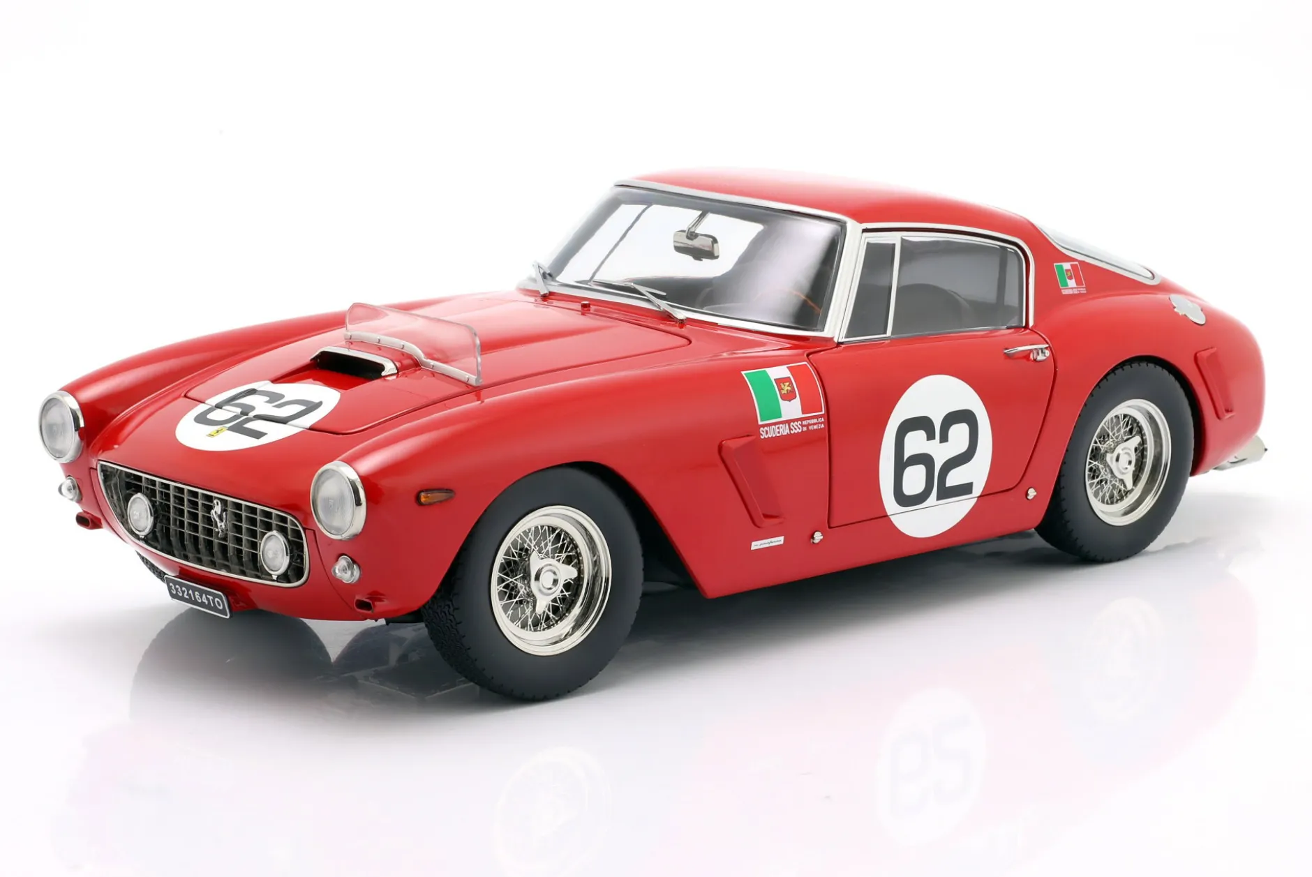 Ferrari 250 GT SWB #62 Sieger Coppa Inter-Europa Monza 1960 Abate 1:12 KK-Scale