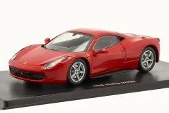 Ferrari 458 Italia Baujahr 2009 mit Vitrine rot 1:43 Altaya