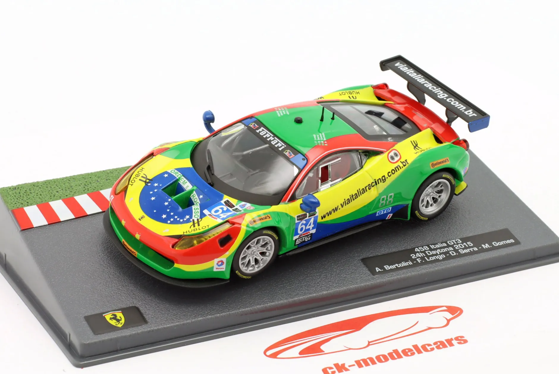 Ferrari 458 Italia GT3 #64 24h Daytona 2015 Scuderia Corsa 1:43 Altaya