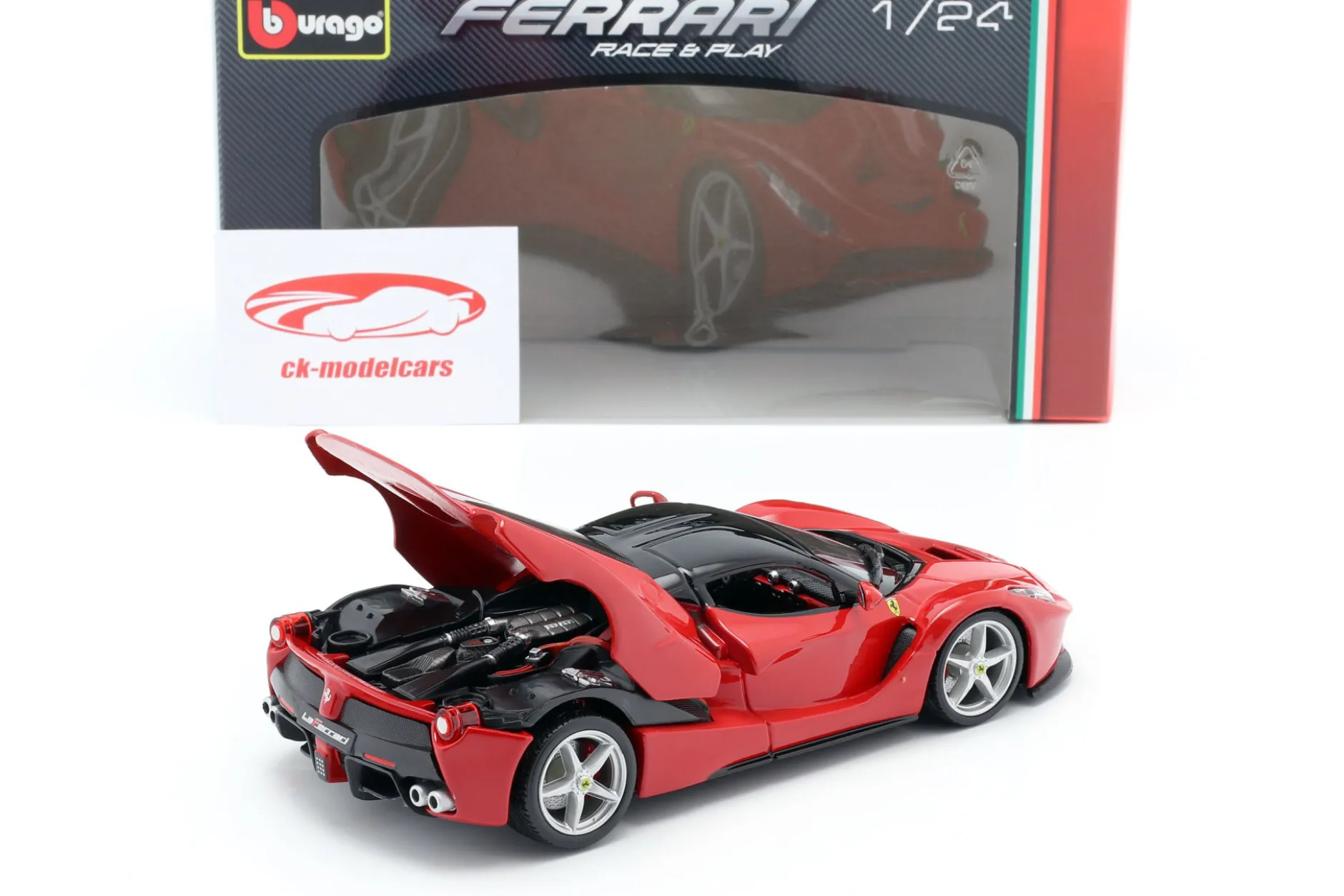Ferrari LaFerrari rot / schwarz 1:24 Bburago
