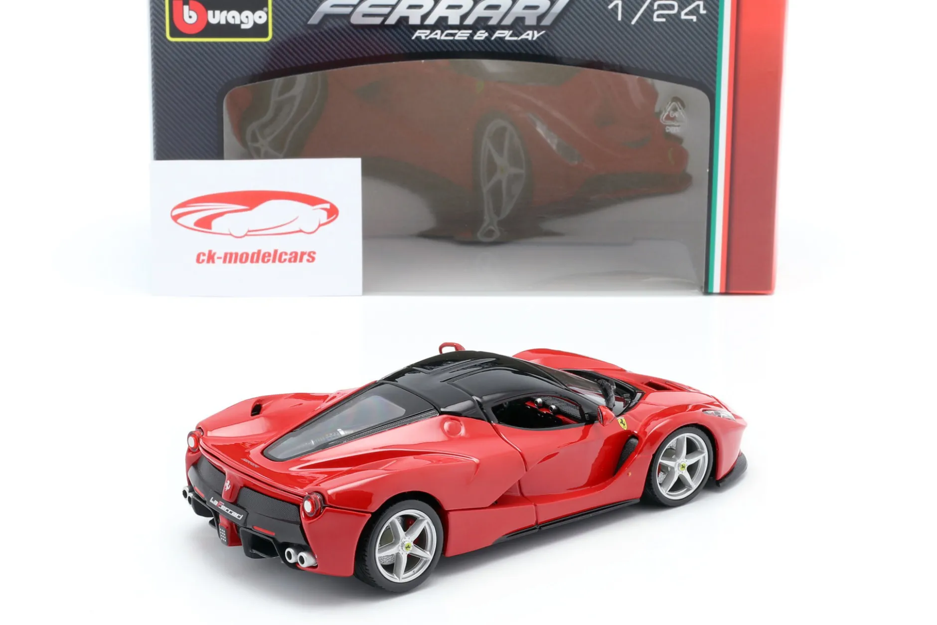 Ferrari LaFerrari rot / schwarz 1:24 Bburago