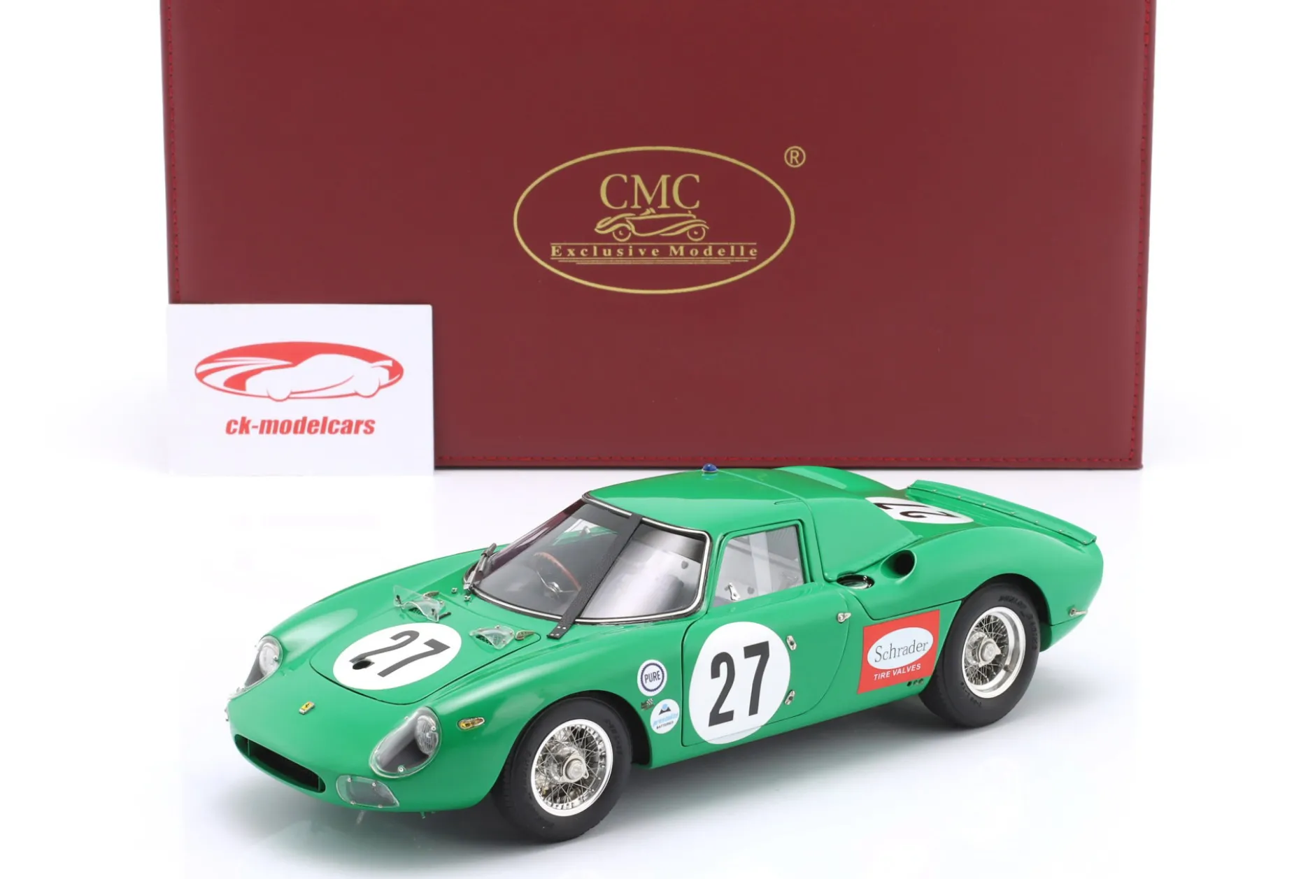 Ferrari 250 LM #27 24h Daytona 1966 Piper, Attwood 1:18 CMC