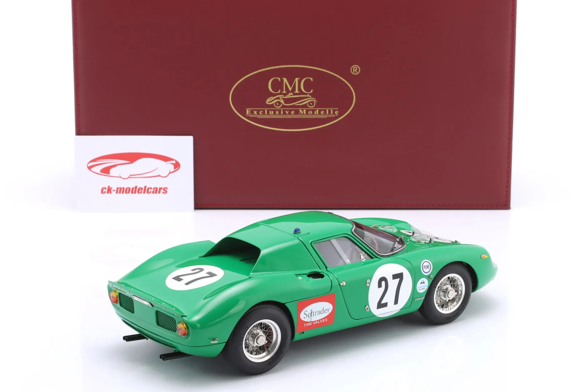 Ferrari 250 LM #27 24h Daytona 1966 Piper, Attwood 1:18 CMC