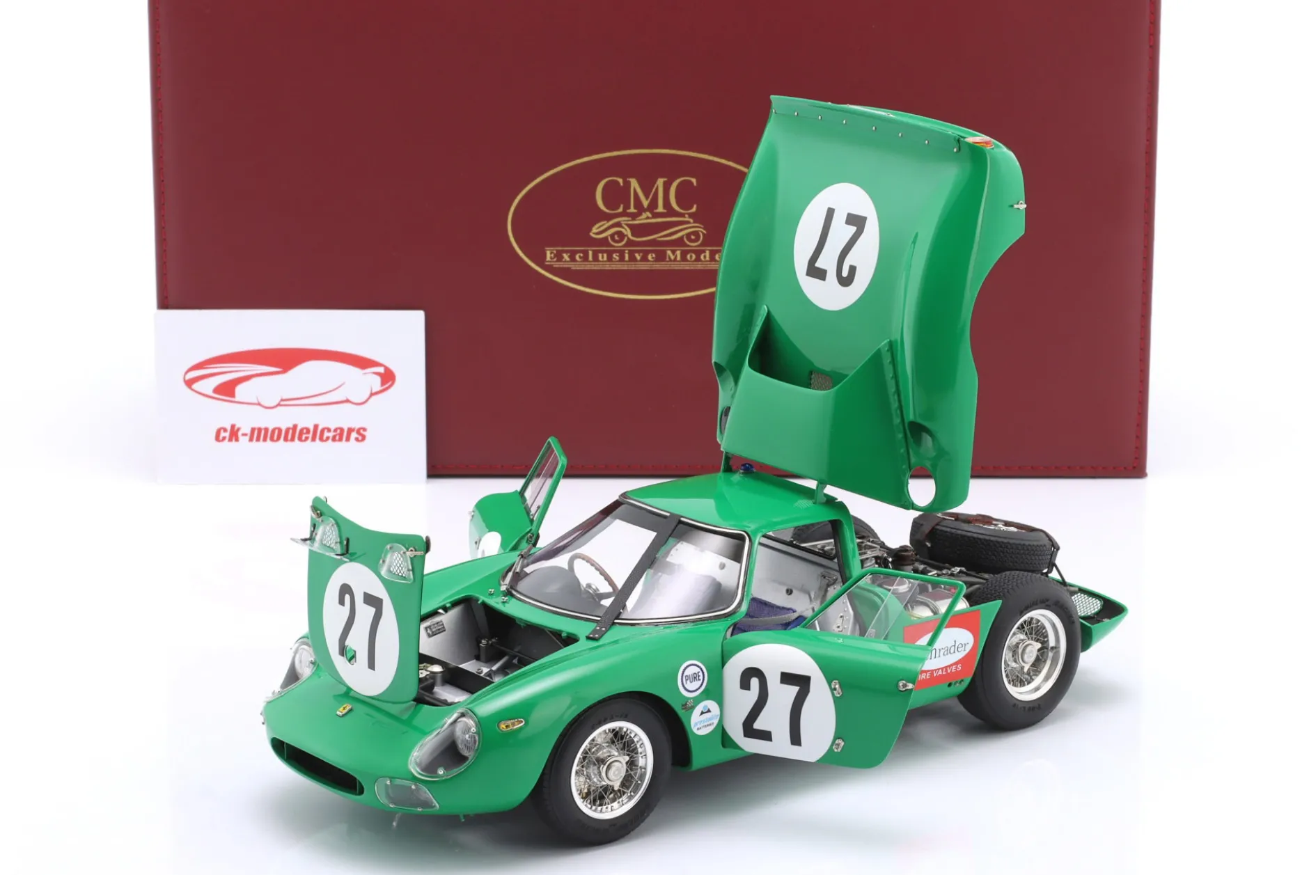 Ferrari 250 LM #27 24h Daytona 1966 Piper, Attwood 1:18 CMC