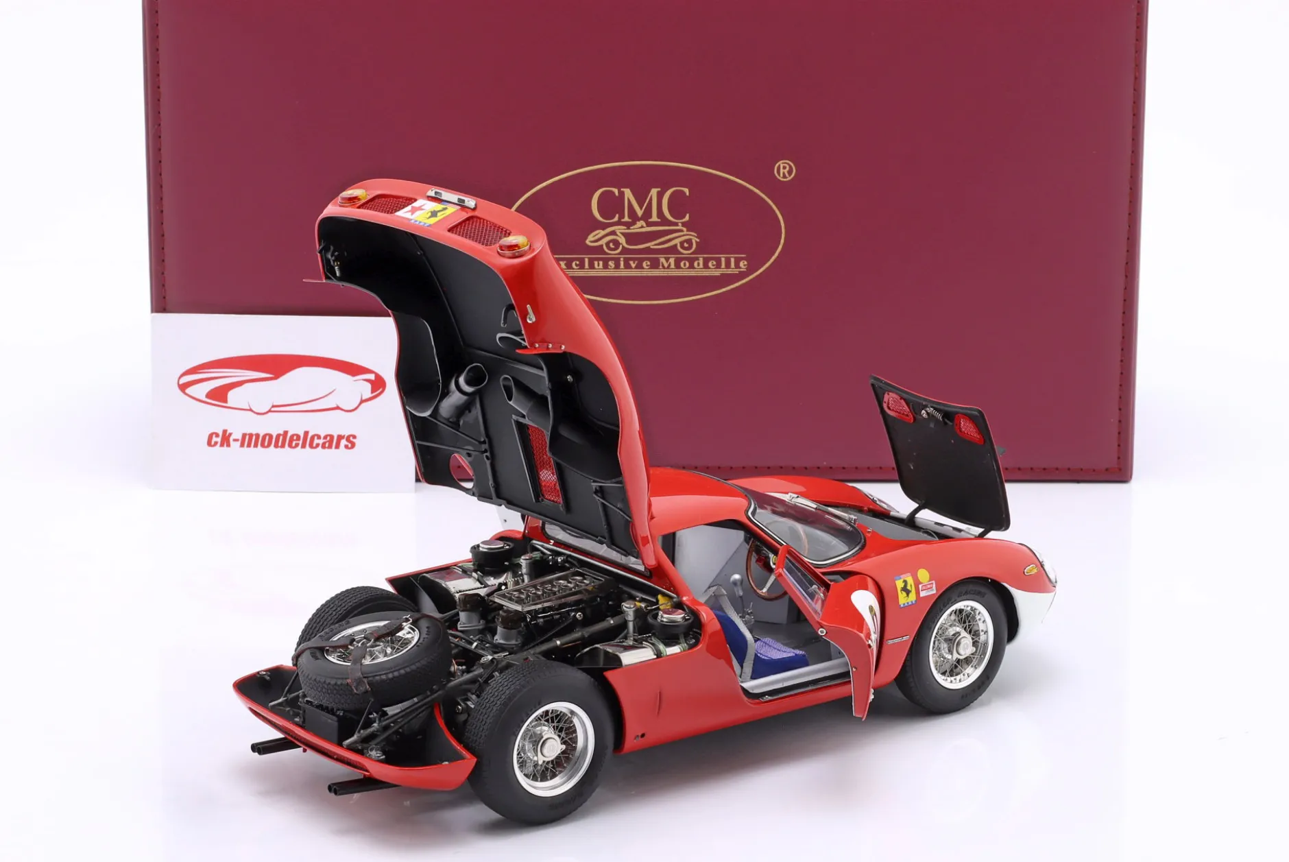 Ferrari 250 LM #8 2nd 12h Reims 1964 Surtees, Bandini 1:18 CMC