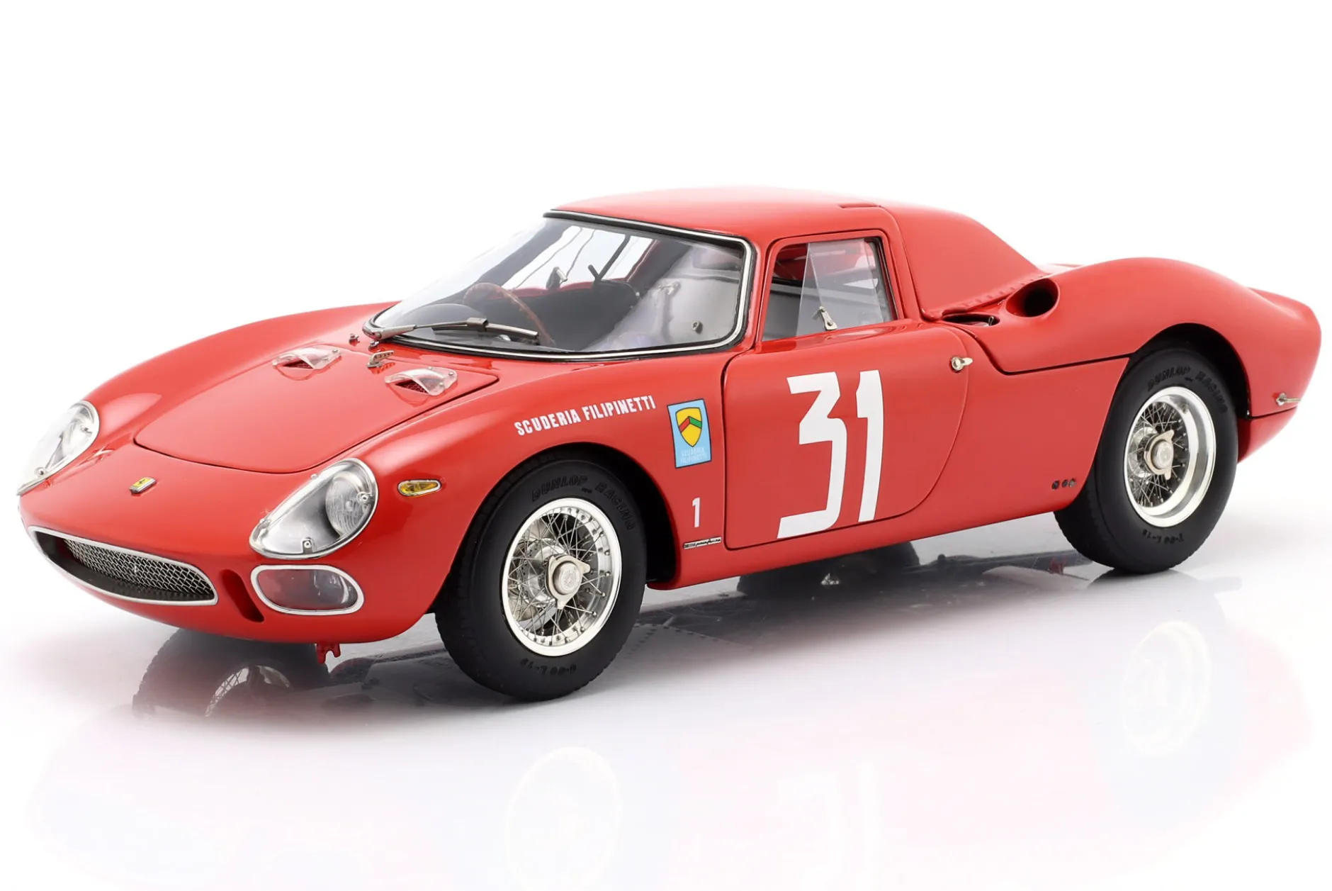 Ferrari 250 LM #31 Sieger Coppa Inter-Europa 1964 Nino Vaccarella 1:18 CMC