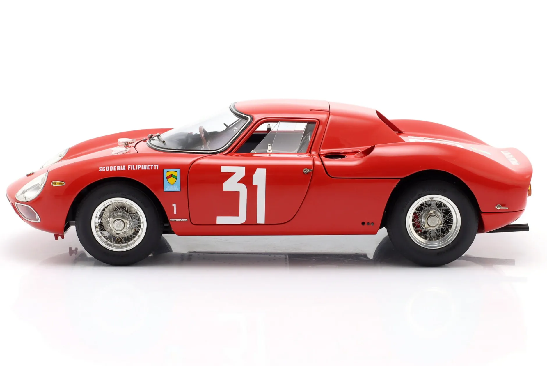 Ferrari 250 LM #31 Sieger Coppa Inter-Europa 1964 Nino Vaccarella 1:18 CMC