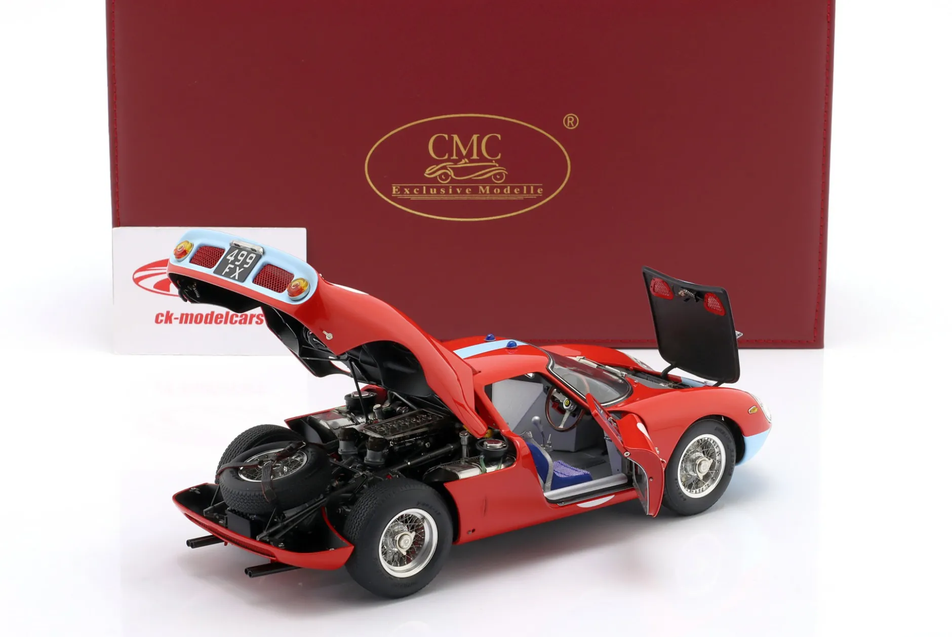 Ferrari 250 LM #7 Sieger 12h Reims 1964 Hill, Bonnier 1:18 CMC