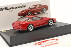 Ferrari 550 Maranello Baujahr 1996 mit Vitrine rot 1:43 Altaya