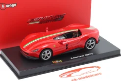 Ferrari Monza SP1 Baujahr 2019 rot 1:43 Bburago Signature